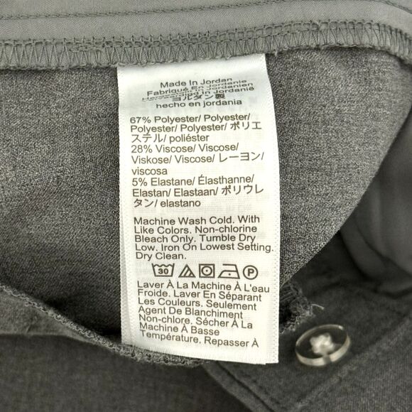 J.CREW Slim Fit Full Length Trouser Dress Pant 8P Heather Gray NWT B65 - Picture 6 of 6